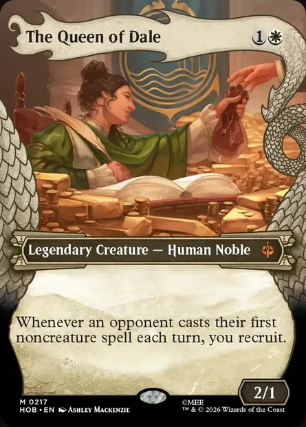 The Queen of Dale, Magic card HOB 217 — The Hobbit set