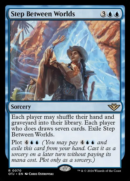 Step Between Worlds, Magic card OTJ 70 — Outlaws of Thunder Junction set