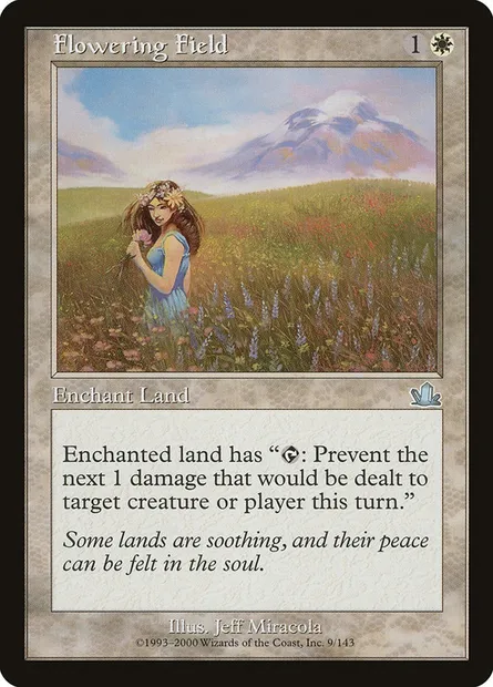 Flowering Field, Magic card PCY 9 — Prophecy set