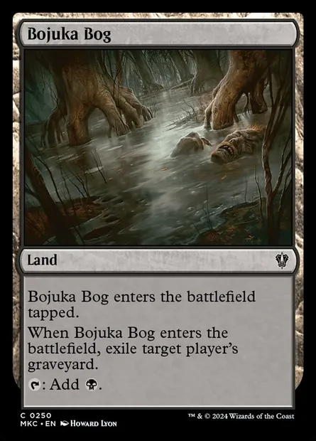 Bojuka Bog, Magic card MKC 250 — Murders at Karlov Manor Commander set