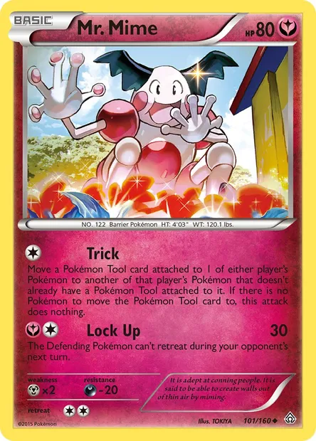 Mr. Mime, Pokémon card PRC 101 — Primal Clash set