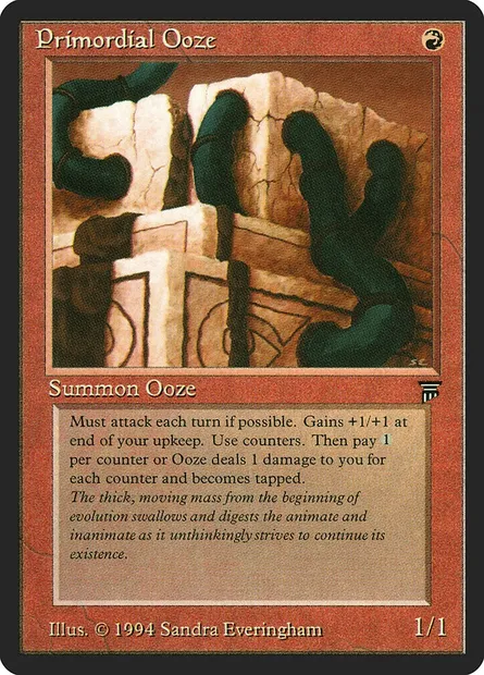 Primordial Ooze, Magic card LEG 160 — Legends set