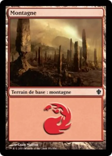 Montagne, carte Magic C13 351 — extension Commander 2013