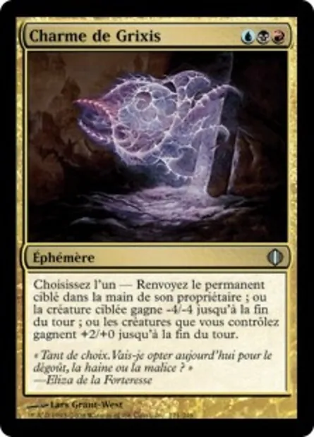 Charme de Grixis, carte Magic ALA 171 — extension Les éclats d'Alara