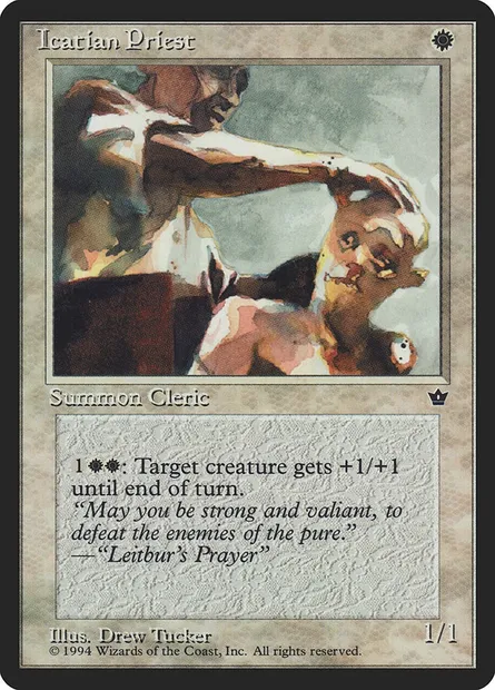 Icatian Priest, Magic card FEM 12 — Fallen Empires set