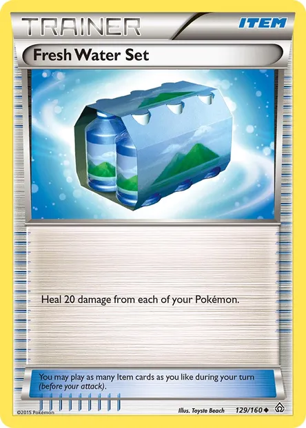 Fresh Water Set, Pokémon card PRC 129 — Primal Clash set