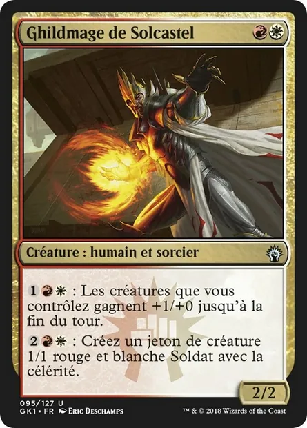 Ghildmage de Solcastel, carte Magic GK1 95 — extension GRN Guild Kit