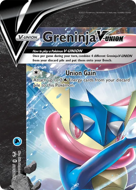Greninja V-UNION, Pokémon card SWSH 155 — SWSH Black Star Promos set