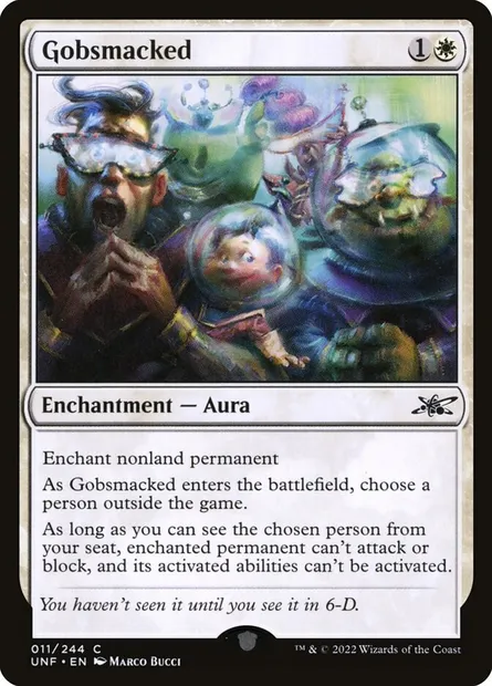 Gobsmacked, Magic card UNF 11 — Unfinity set