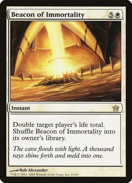 Beacon of Immortality, Magic card 5DN 6 — Fifth Dawn set