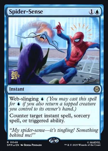 Spider-Sense, Magic card PSPM 46s — Marvel's Spider-Man Promos set