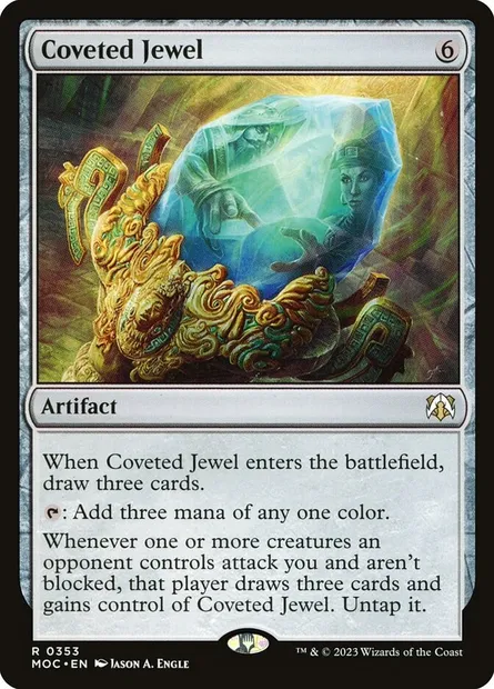 Coveted Jewel, Magic card MOC 353 — March of the Machine Commander set
