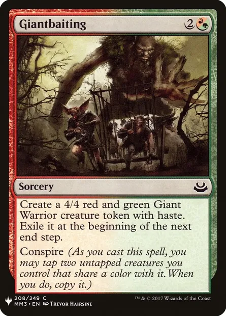 Giantbaiting, Magic card PLST MM3-208 — The List set