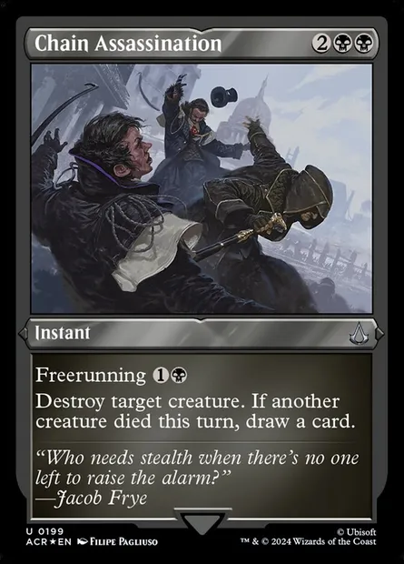Chain Assassination, Magic card ACR 199 — Assassin's Creed set