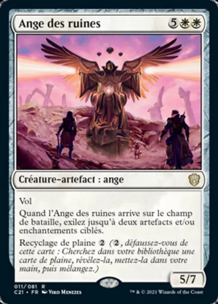Ange des ruines, carte Magic C21 11 — extension Commander 2021