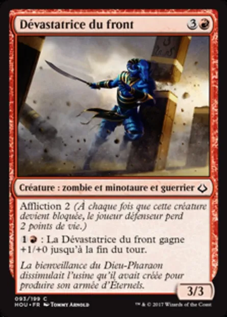 Dévastatrice du front, carte Magic HOU 93 — extension L’âge de la destruction