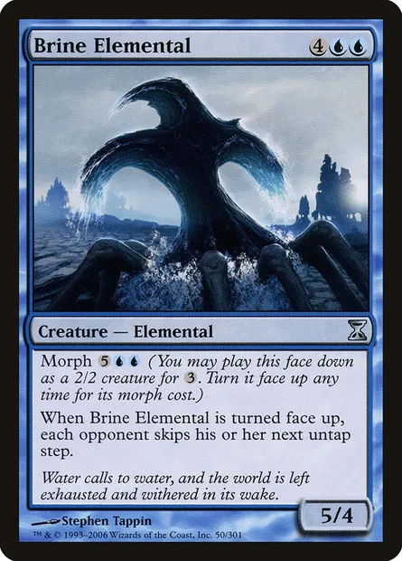 Brine Elemental, Magic card TSP 50 — Time Spiral set