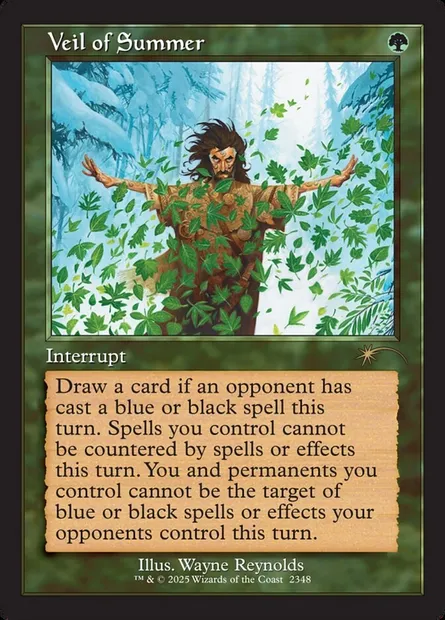 Veil of Summer, Magic card SLD 2348 — Secret Lair Drop set