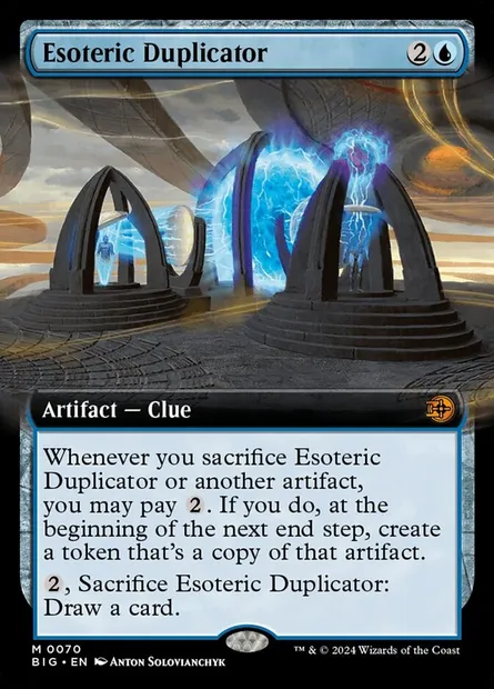 Esoteric Duplicator, Magic card BIG 70 — The Big Score set