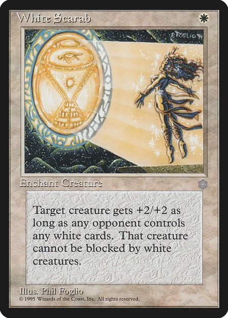 White Scarab, Magic card ICE 56 — Ice Age set