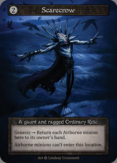 Scarecrow, carte Sorcery ALP 331 — extension Alpha