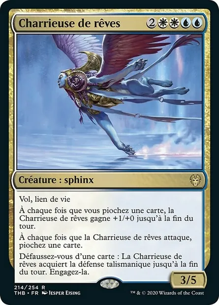 Charrieuse de rêves, carte Magic THB 214 — extension Theros Beyond Death