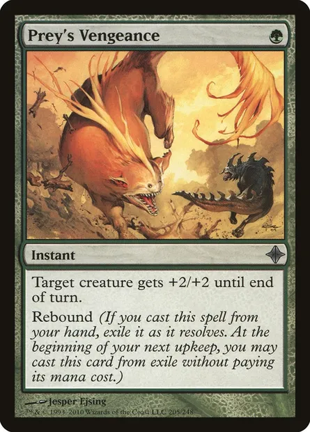 Prey's Vengeance, Magic card ROE 205 — Rise of the Eldrazi set