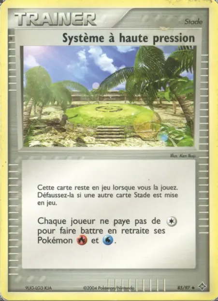 Système à haute pression, carte Pokémon DR 85 — extension EX Dragon