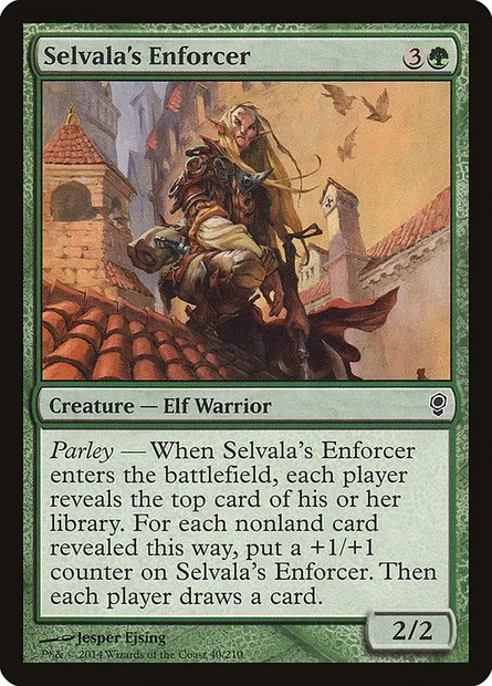 Selvala's Enforcer, Magic card CNS 40 — Conspiracy set