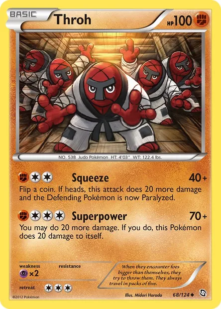 Throh, Pokémon card DRX 68 — Dragons Exalted set