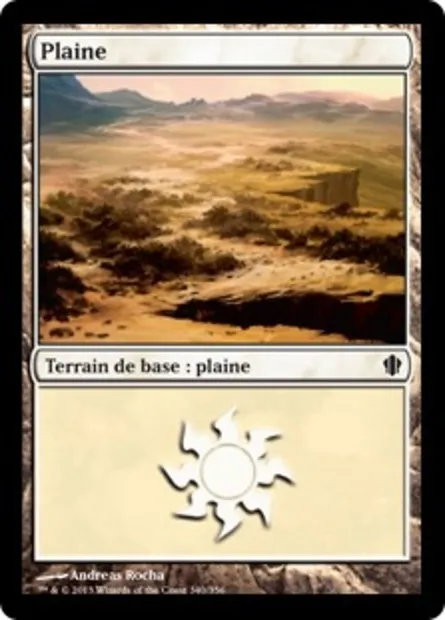 Plaine, carte Magic C13 340 — extension Commander 2013