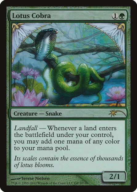 Lotus Cobra, Magic card PGPX 2012b — Grand Prix Promos set