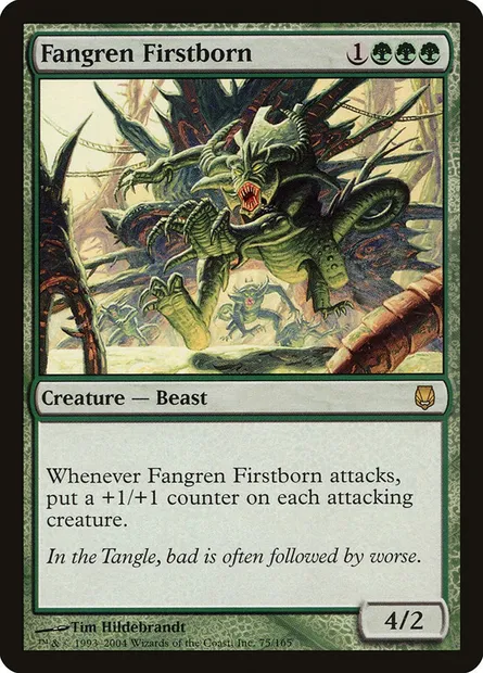 Fangren Firstborn, Magic card DST 75 — Darksteel set