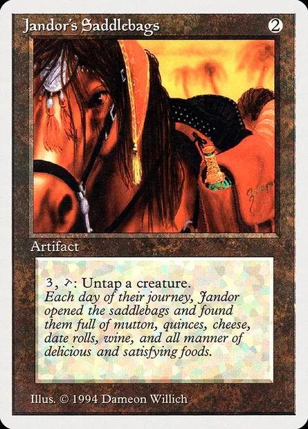 Jandor's Saddlebags, Magic card SUM 257 — Summer Magic / Edgar set
