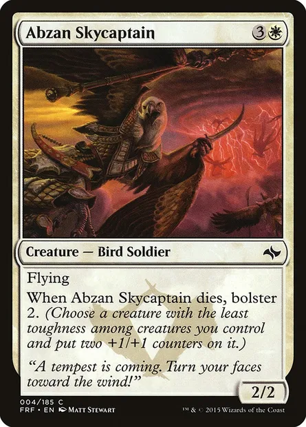 Abzan Skycaptain, Magic card FRF 4 — Fate Reforged set