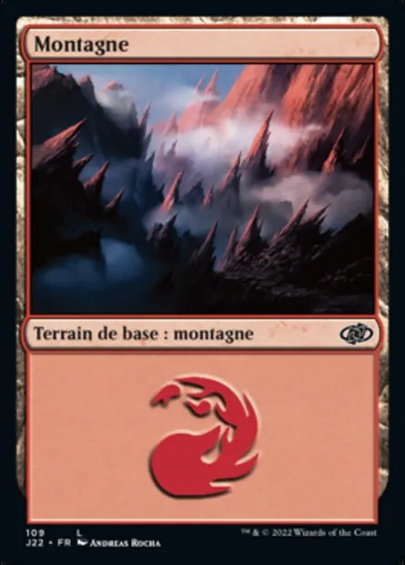 Montagne, carte Magic J22 109 — extension Jumpstart 2022