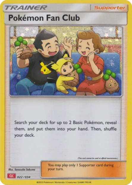 Fan Club Pokémon, carte Pokémon CLC 022 — extension Pokémon TCG Classic: Charizard & Ho-Oh ex Deck