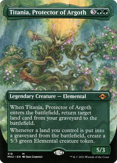 Titania, Protector of Argoth, Magic card MH2 319 — Modern Horizons 2 set