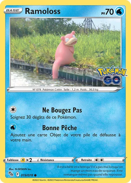 Ramoloss, carte Pokémon PGO 019 — extension Pokémon GO