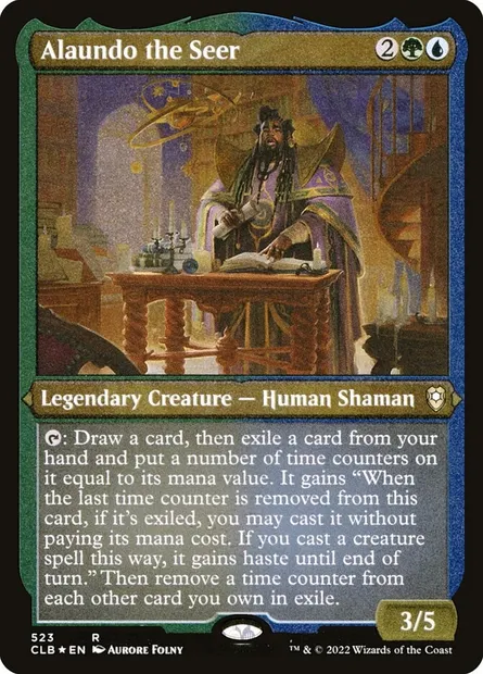 Alaundo the Seer, Magic card CLB 523 — Commander Legends: Battle for Baldur's Gate set