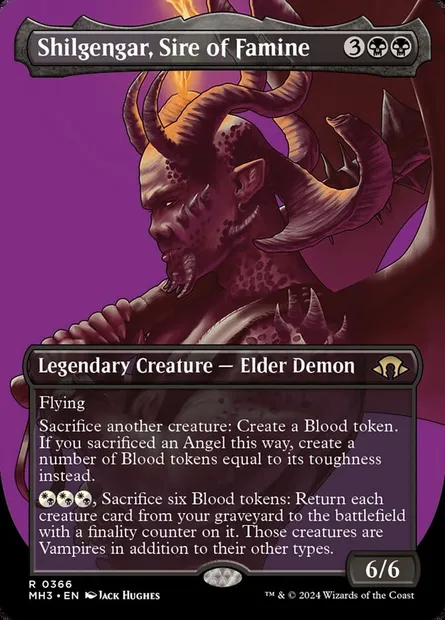 Shilgengar, Sire of Famine, Magic card MH3 366 — Modern Horizons 3 set
