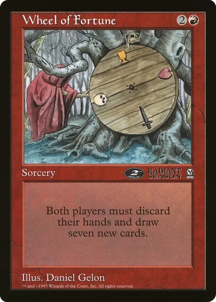 Roue de la fortune, carte Magic OLEP 7 — extension Oversized League Prizes