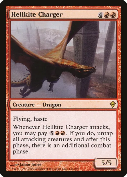 Hellkite Charger, Magic card ZEN 131 — Zendikar set