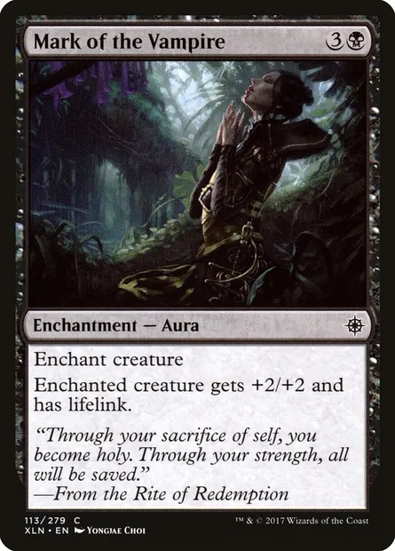 Mark of the Vampire, Magic card XLN 113 — Ixalan set