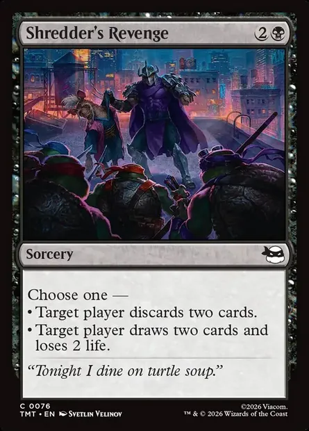 Shredder's Revenge, Magic card TMT 76 — Teenage Mutant Ninja Turtles set