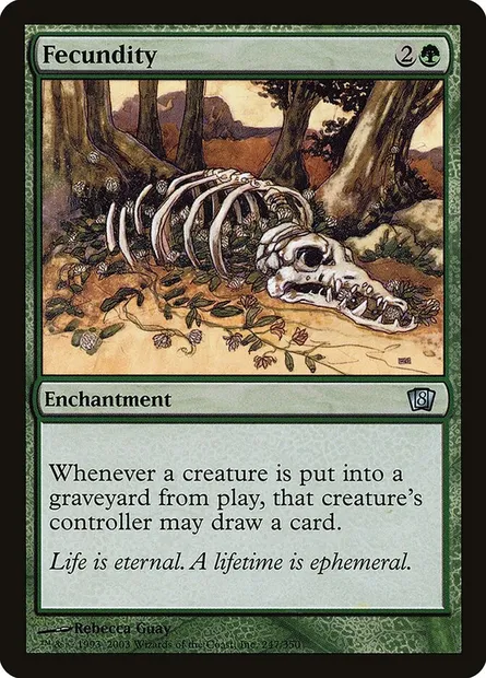 Fécondité, carte Magic 8ED 247★ — extension Huitième Edition