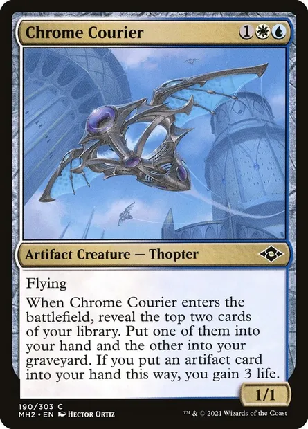 Chrome Courier, Magic card MH2 190 — Modern Horizons 2 set