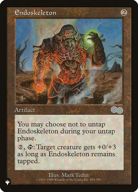 Endosquelette, carte Magic PLST USG-294 — extension The List