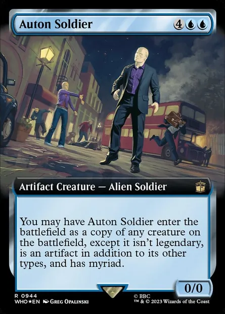 Auton Soldier, Magic card WHO 944 — Doctor Who set