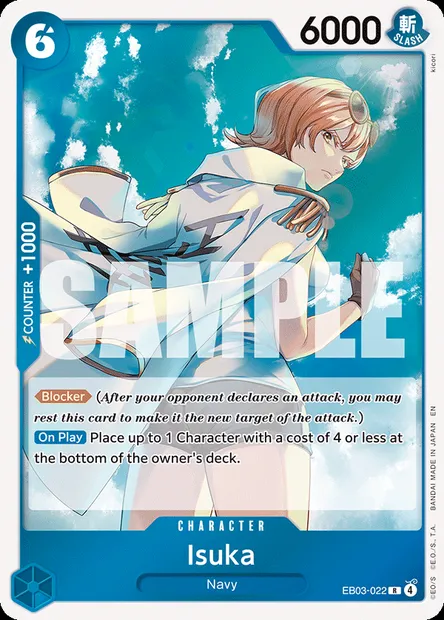 Isuka, One Piece card EB03-022 — ONE PIECE HEROINES EDITION set